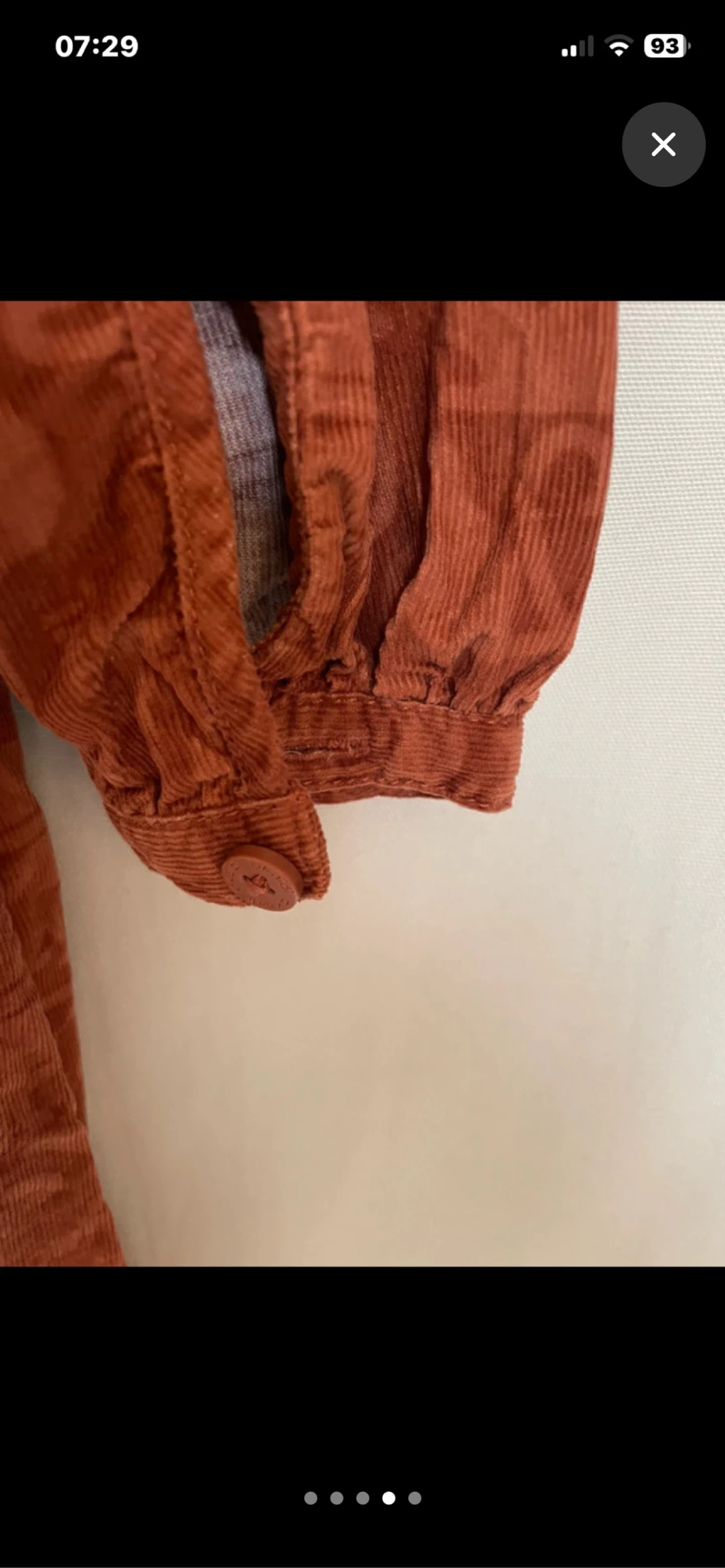 Vestido de terciopelo talla 6 años – photo 4